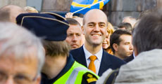Official Swedish government photo of Prime Minister Fredrik Reinfeldt