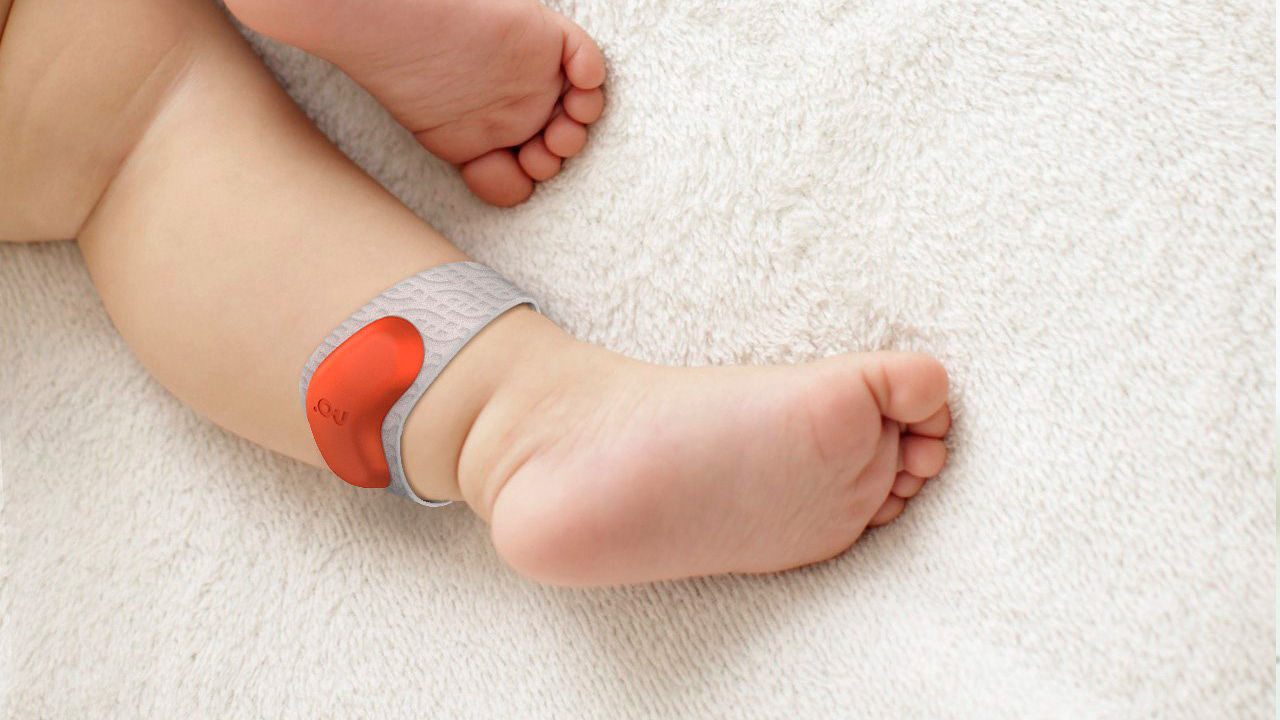 The Sprouting ankle band promises to monitor your baby's sleep and heart rate and to warn parents when baby is about to wake up.