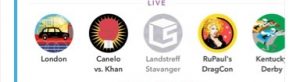 Snapchat Live Stories as seen in London on Sunday, 8 May 2016.