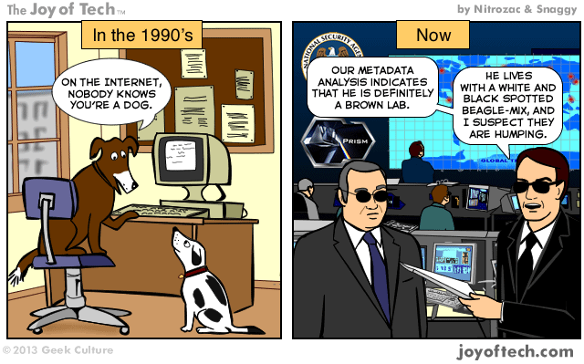 on-the-internet-nobody-knows-youre-a-dog-except-the-NSA