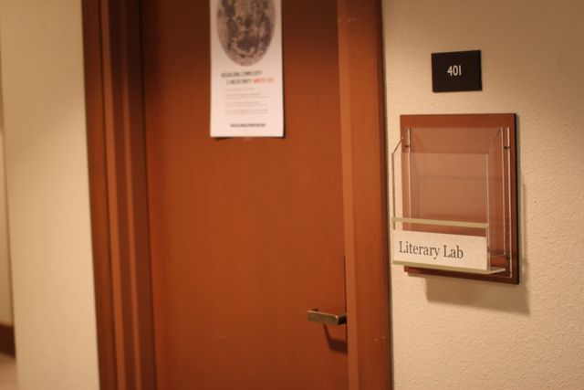 The door of the Stanford Literary Lab